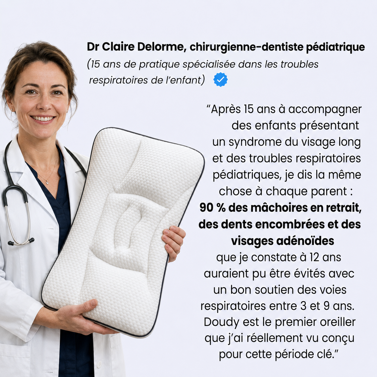 Doudy Posture – Coussin Ergonomique Enfant